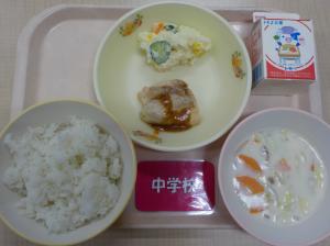 6月26日給食の写真