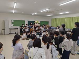 戸田市内小学校での出張授業の写真