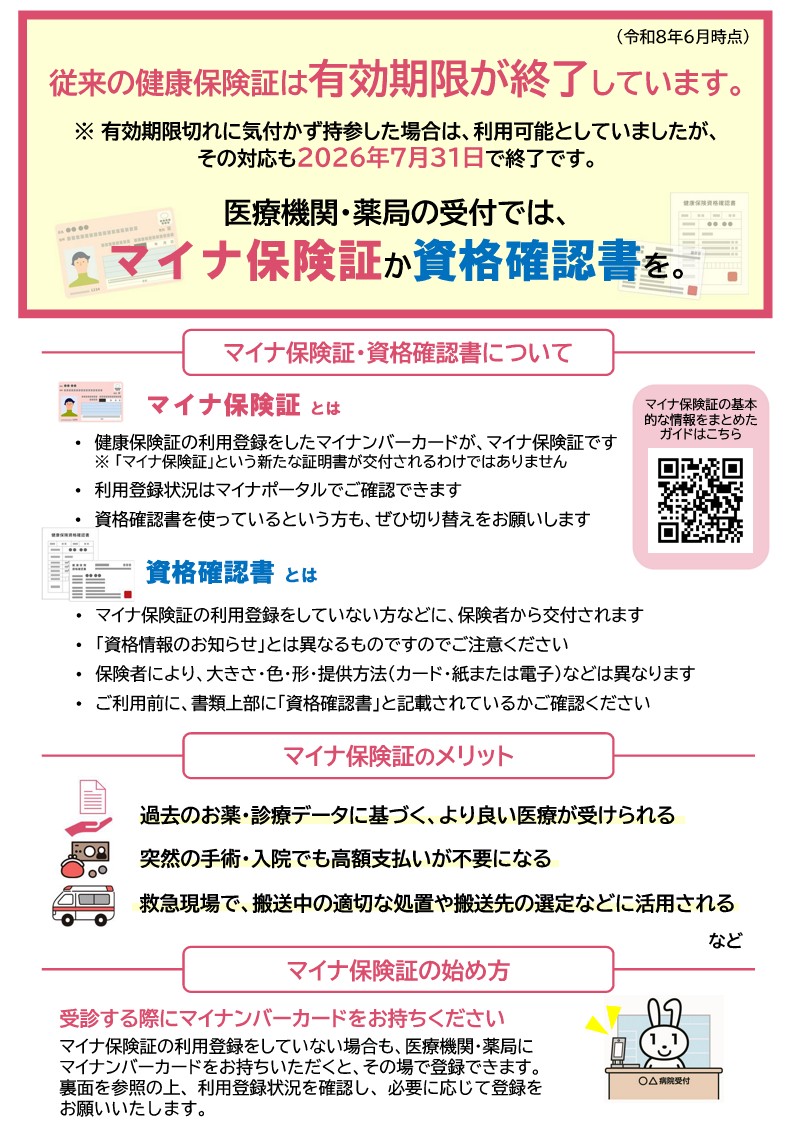 (厚生労働省)期限切れ周知リーフレット表