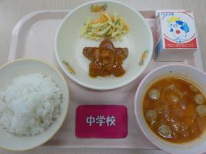 7月8日給食の写真
