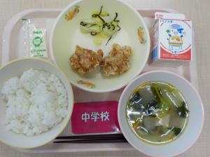 7月9日給食の写真