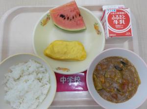 7月13日給食の写真