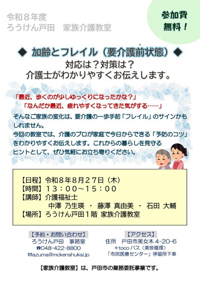 ④【ろうけん】加齢とフレイル(要介護前状態)・対応は?対策は?介護士がわかりやすくお伝えします.jpg