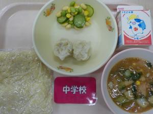 8月28日給食の写真