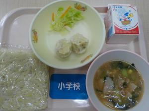 8月27日給食の写真
