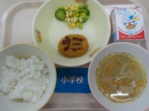 8月28日給食の写真