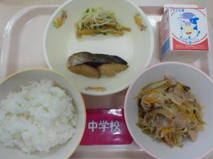 8月31日給食の写真