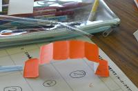 ふうふうイモムシを作り動きを見る