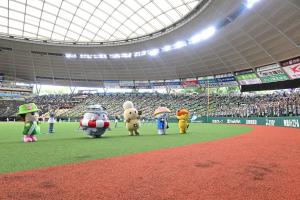 埼玉西武ライオンズフレンドリーシティ感謝デーの球場内での様子
