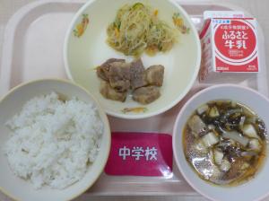 9月4日給食の写真