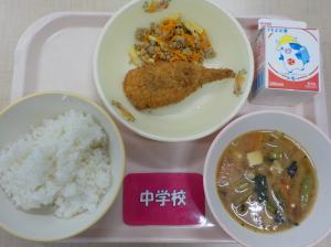 10月2日給食の写真