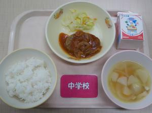 10月5日給食の写真