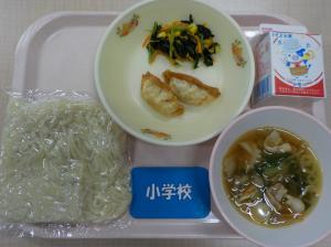 10月7日給食の写真