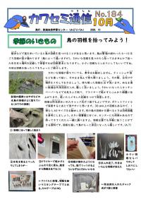 カワセミ通信2026年10月号1ページ