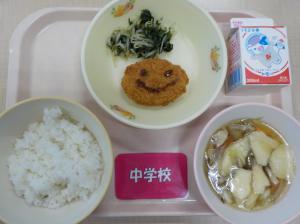 10月8日給食の写真