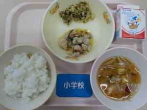 10月13日給食の写真