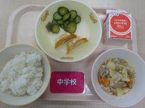 10月19日給食の写真