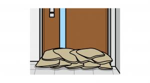 土のうの積み方（手順4）